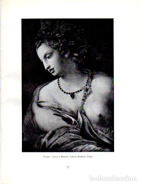 Postais: LAMINA V18991: Lucrecia Romana por Giorgio Vasari - Robert Goldwater
