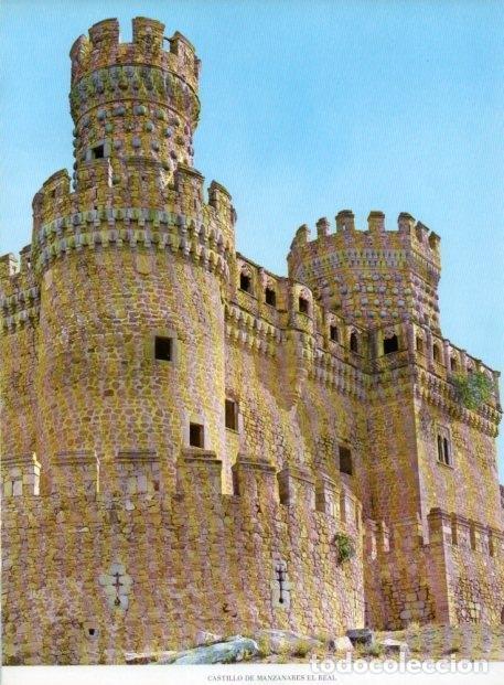 Postales: LAMINA V14250: Castillo de Manzanares el Real, Madrid - Varios