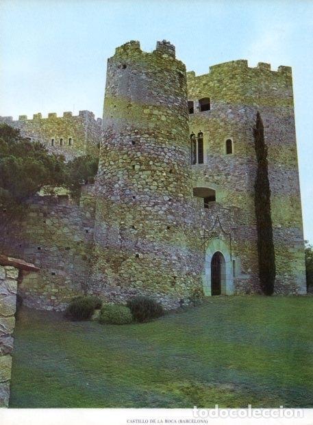 Postkarten: LAMINA V14244: Castillo de la Roca, Barcelona - Varios