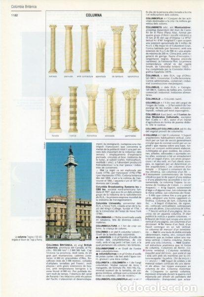 Postais: LAMINA V14336: Tipus de columnes i columna Trajana a Roma - Varios