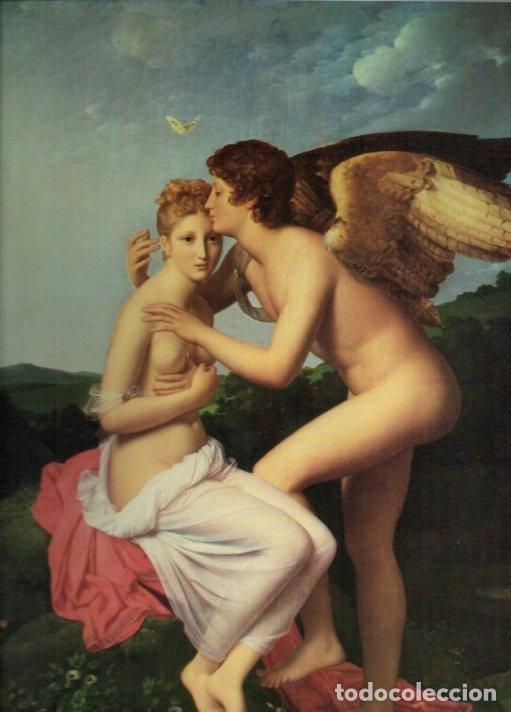 Postcards: LAMINA V20488: Psique recibiendo el primer beso de Cupido por F. Gerard - Varios