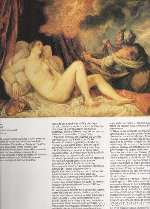 Postcards: LAMINA V20428: Danae por Tiziano - Varios