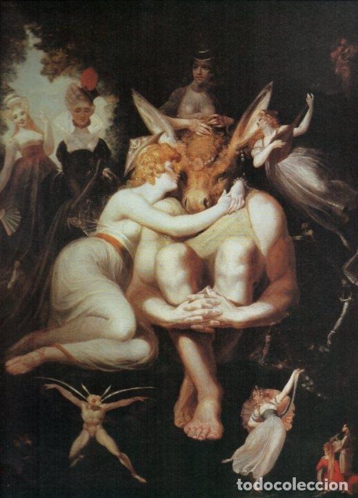 Cartoline: LAMINA V20523: Titania Bottom y las hadas por Heinrich Fussli - Varios