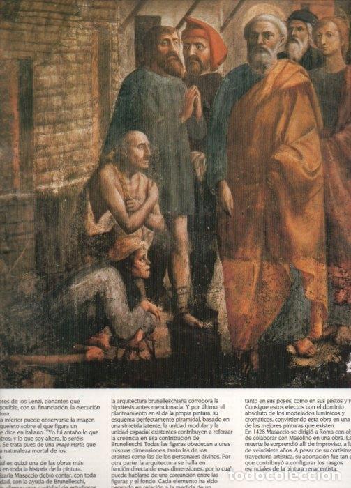 Postcards: LAMINA V20390: San Pedro cura a los enfermos con su sombra por Masaccio - Varios