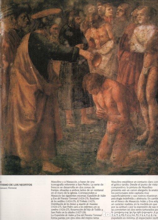 Postkarten: LAMINA V20388: El bautismo de los neofitos por Masaccio - Varios