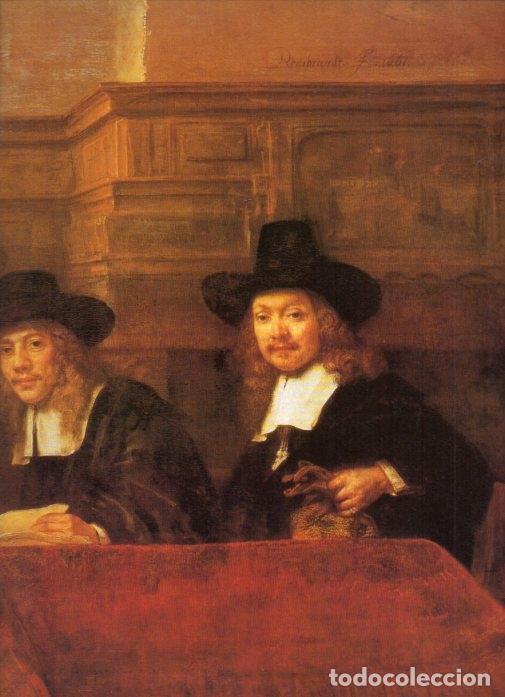 Cartoline: LAMINA V20334: Fragmento los sindicos pa&ntilde;eros por Rembrandt - Varios