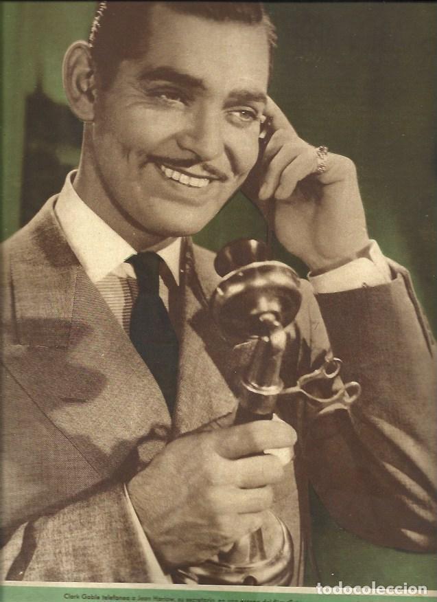 Postcards: LAMINA 32396: Clark Gable en una escena de Entre esposa y secretaria - NULL