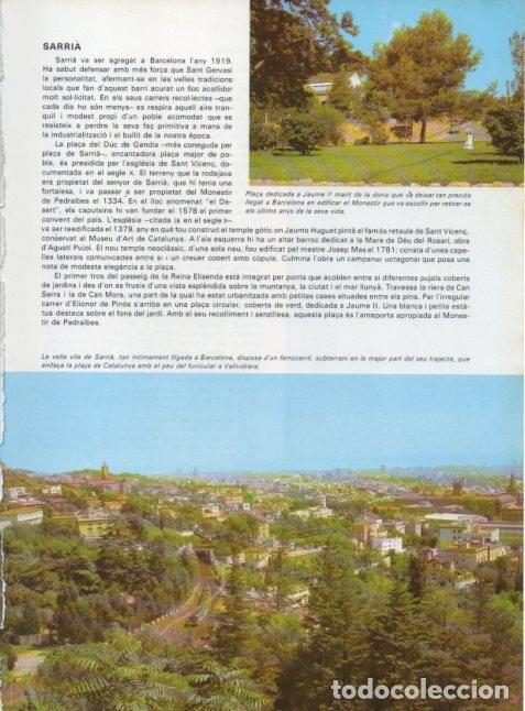Postcards: LAMINA V15630: Vistes de la Vila de Sarria, Barcelona - Varios