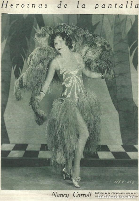 Postais: LAMINA 32593: Nancy Carroll - NULL