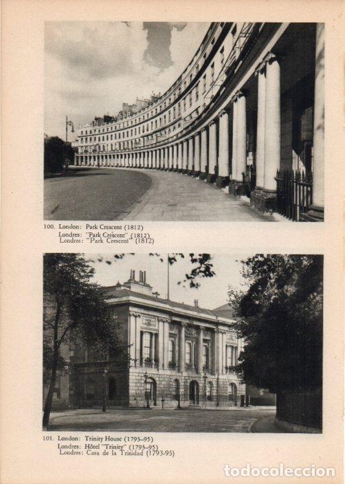 Postkarten: LAMINA V14772: Park Crescent y Casa de la Trinidad, Londres - Varios