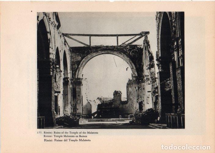 Postkarten: LAMINA V14804: Ruinas del Templo de Malatesta en Rimini, Italia - Varios