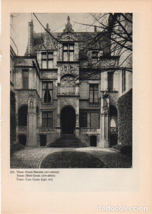Cartes Postales: LAMINA V14852: Casa Gouin en Tours, Francia - Varios