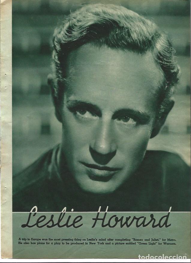 Cartes Postales: LAMINA 32065: Leslie Howard - VVAA