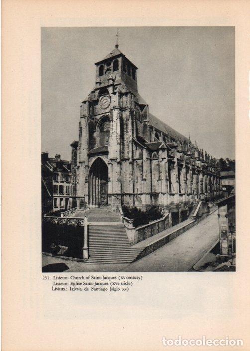 Postales: LAMINA V14834: Iglesia de Santiago en Lisieux, Francia - Varios
