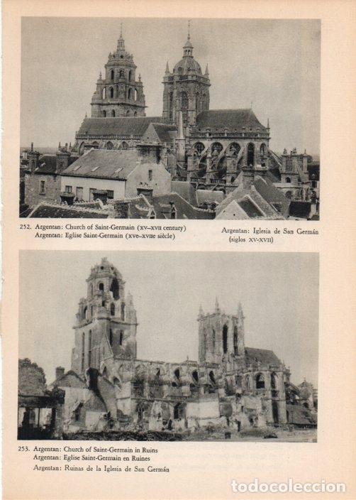 Postcards: LAMINA V14835: Iglesia de San German en Argentan - Varios