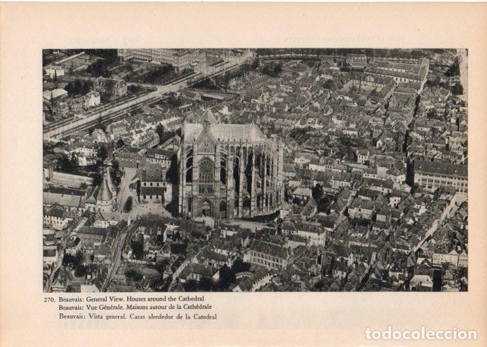 Postkarten: LAMINA V14842: Vista general de Beauvais, Francia - Varios