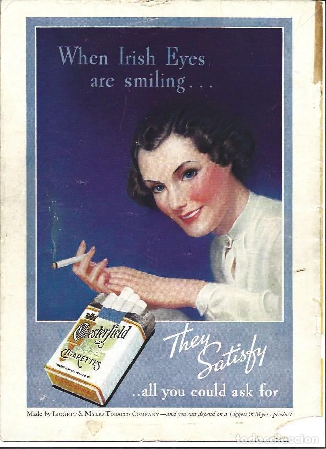 Cartoline: LAMINA 32267: Contraportada con publicidad de cigarrillos Chesterfield - VVAA