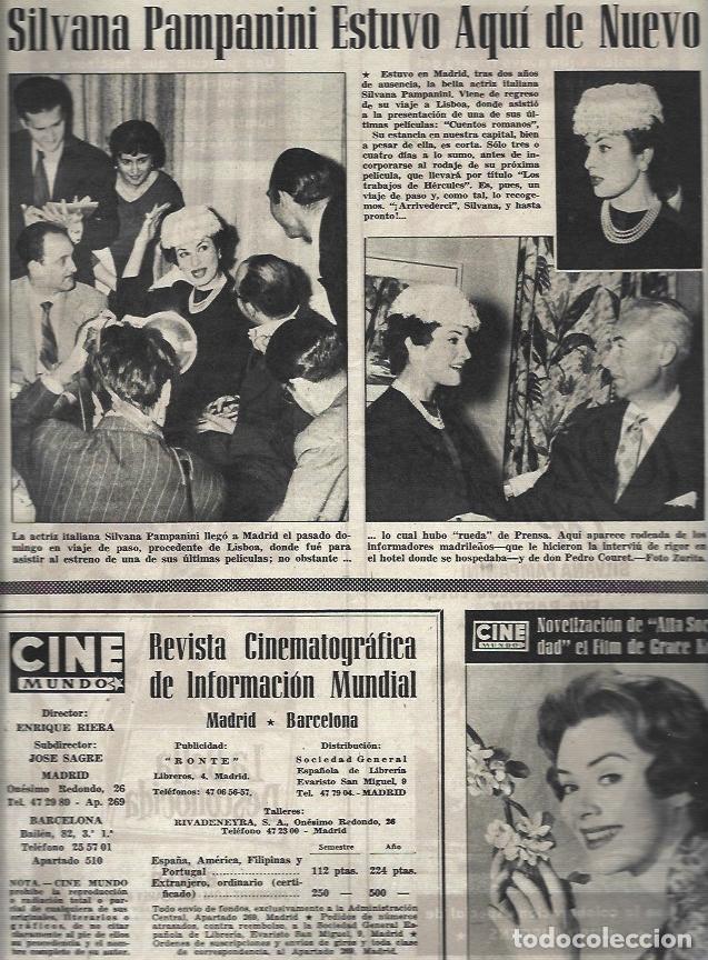 Postales: LAMINA 33006: Silvana Pampanini en Madrid - VVAA