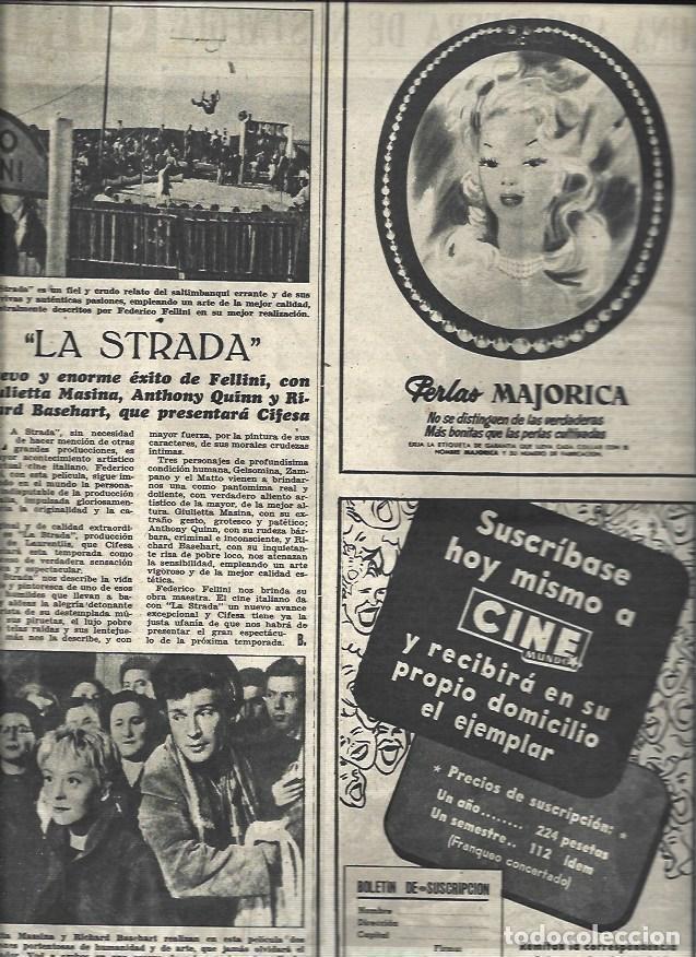 Postales: LAMINA 32895: Escenas de La Strada de Fellini - VVAA