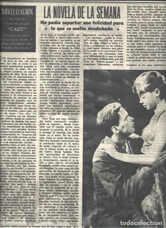 Postales: LAMINA 32948: La novela de la semana. Gaby - VVAA