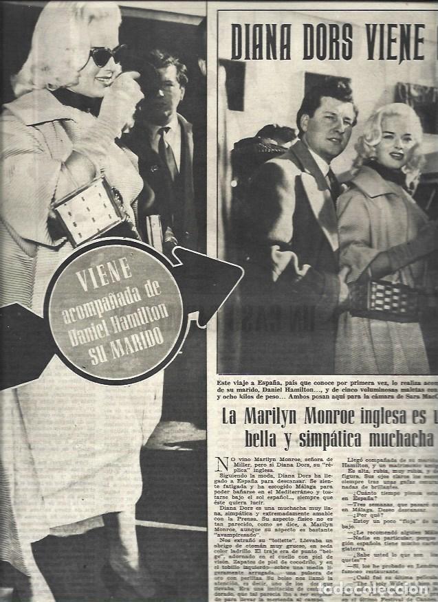 Postkarten: LAMINA 32923: Diana Dors y Daniel Hamilton - VVAA