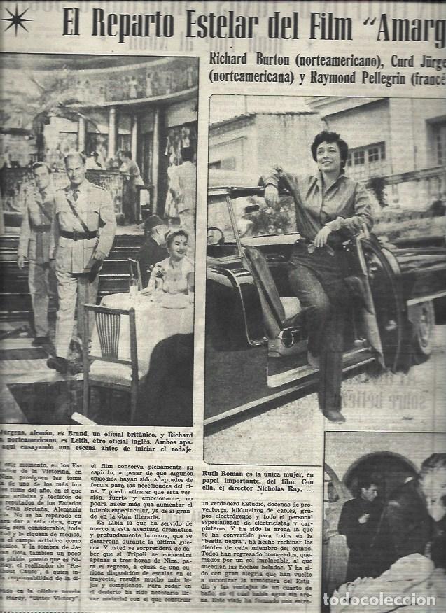 Postales: LAMINA 33066: Ruth Roman y escena de Amarga Victoria - VVAA