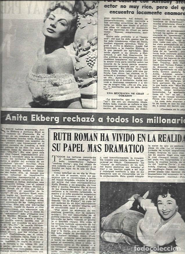 Postales: LAMINA 32678: Anita Ekberg y Ruth Roman - VVAA
