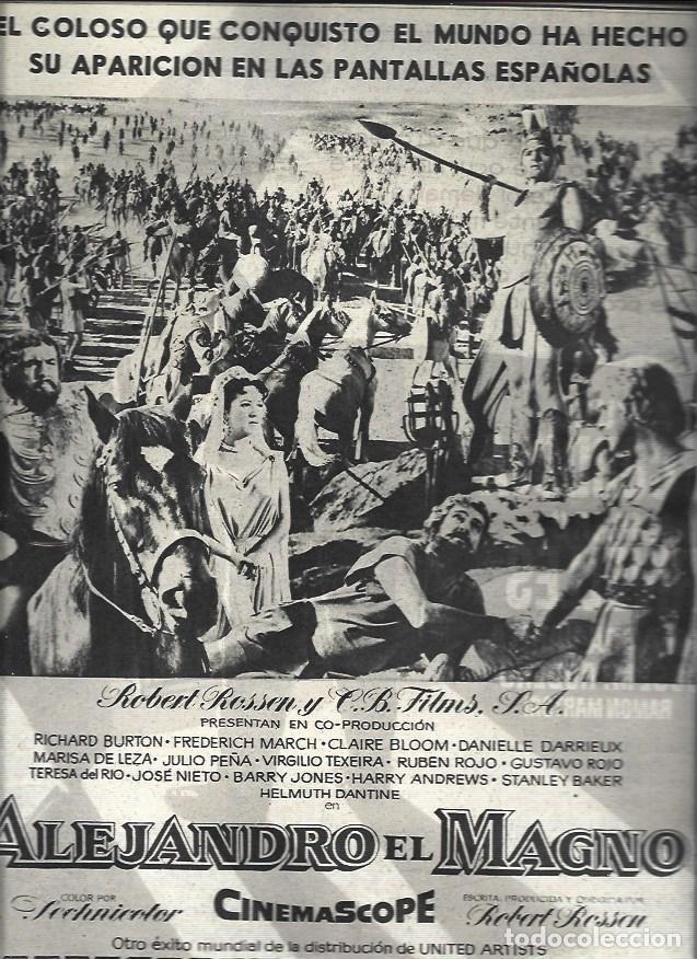 Cartoline: LAMINA 32883: Anuncio de Alejandro el Magno con Richard Burton - VVAA