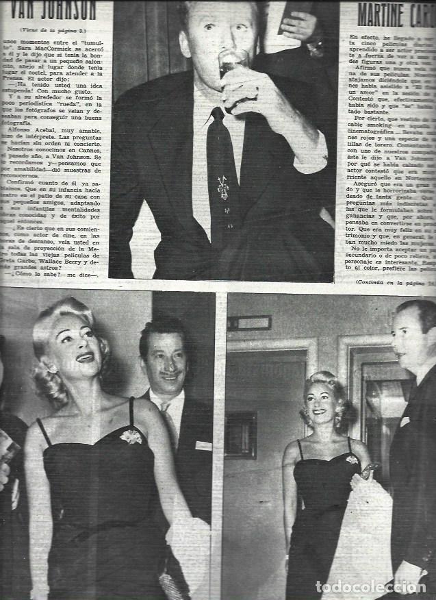 Postais: LAMINA 32766: Van Johnson y Martine Carol - VVAA