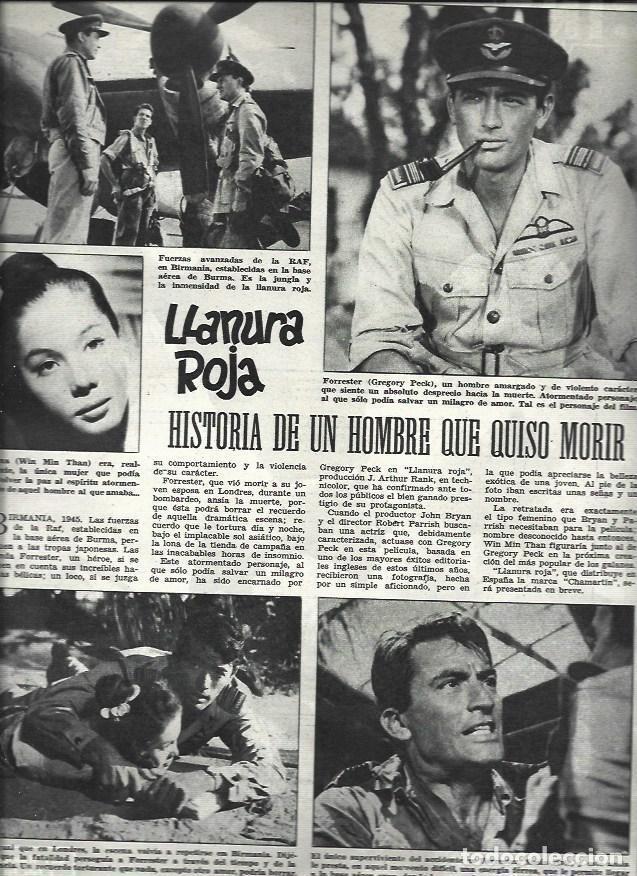 Postais: LAMINA 32798: Gregory Peck en Llanura Roja - VVAA