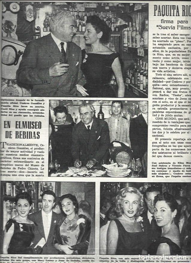 Postales: LAMINA 32795: Paquita Rico firma para Suevia Films - VVAA