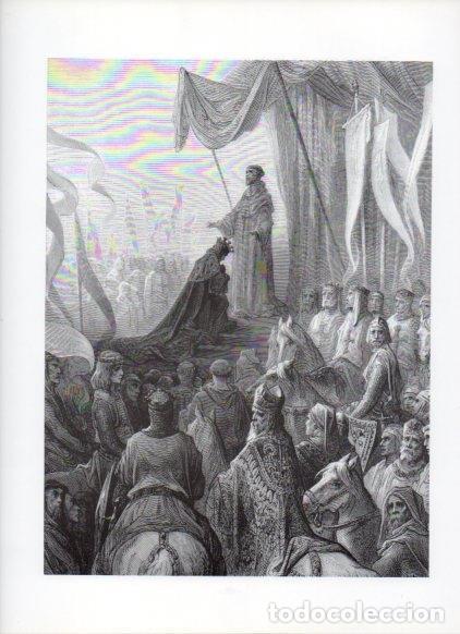 Postales: LAMINA V16114: Las Cruzadas. Ilustracion de Gustavo Dore. Modelo 230 - NULL