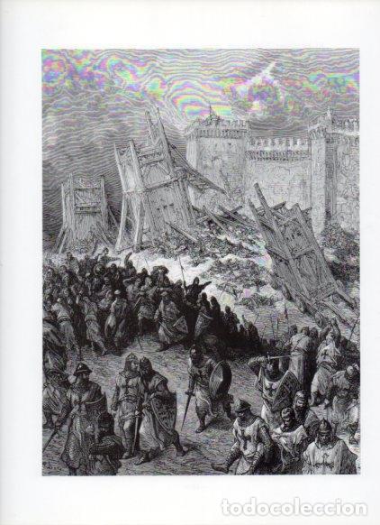 Postales: LAMINA V16104: Las Cruzadas. Ilustracion de Gustavo Dore. Modelo 220 - NULL