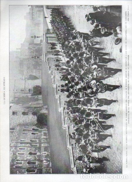 Cartoline: LAMINA V20924: Banda de la Guardia Republicana de Paris en el Palacio de Windsor - Augusto Riera