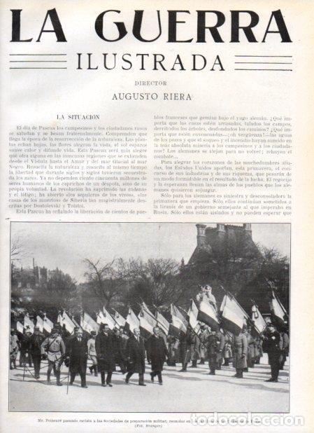Cartoline: LAMINA V21024: Poincare pasando revista a las Sociedades de preparacion militar - Augusto Riera