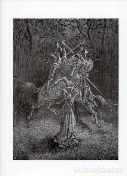 Cartoline: LAMINA V16049: Orlando Furioso ilustracion de Gustavo Dore. Modelo 165 - NULL