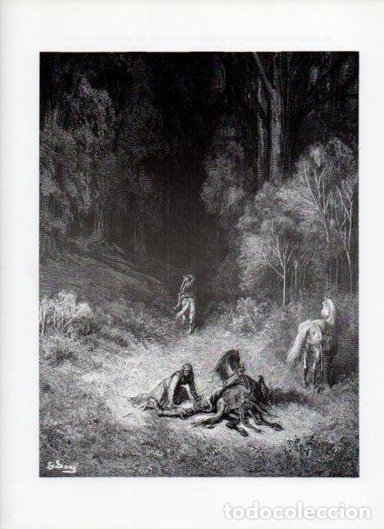 Postales: LAMINA V15986: Orlando Furioso ilustracion de Gustavo Dore. Modelo 102 - NULL