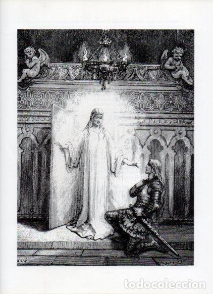 Cartoline: LAMINA V15989: Orlando Furioso ilustracion de Gustavo Dore. Modelo 105 - NULL