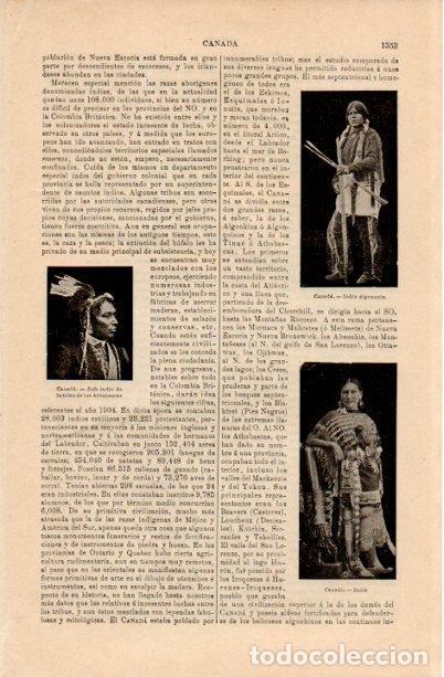 Postais: LAMINA V16836: Indio e india del Canada - Varios