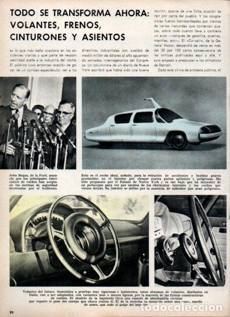 Postkarten: LAMINA V21144: Nuevos volantes, frenos y cinturones de Ford - Varios