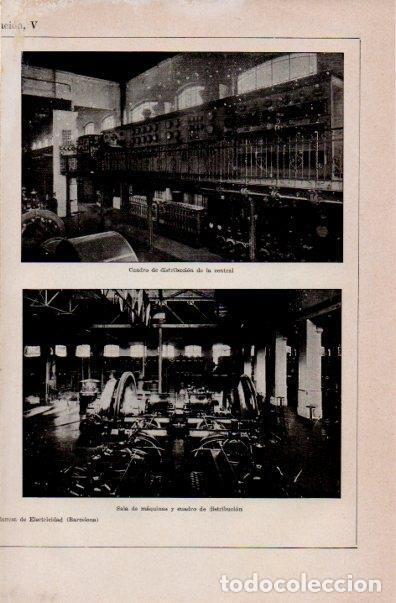 Cartoline: LAMINA V16424: Instalaciones de la Compa&ntilde;&iacute;a Barcelonesa de Electricidad, Barcelona - Varios