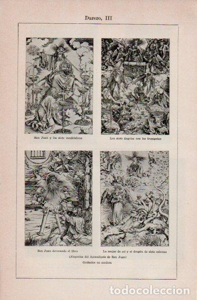 Postales: LAMINA V16581: Grabados en madera por Alberto Durero - Varios