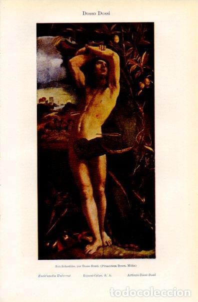 Cartoline: LAMINA V16498: San Sebastian por Dosso Dossi - Varios