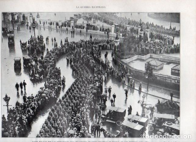 Postcards: LAMINA V22263: Paseo militar en Londres - Augusto Riera