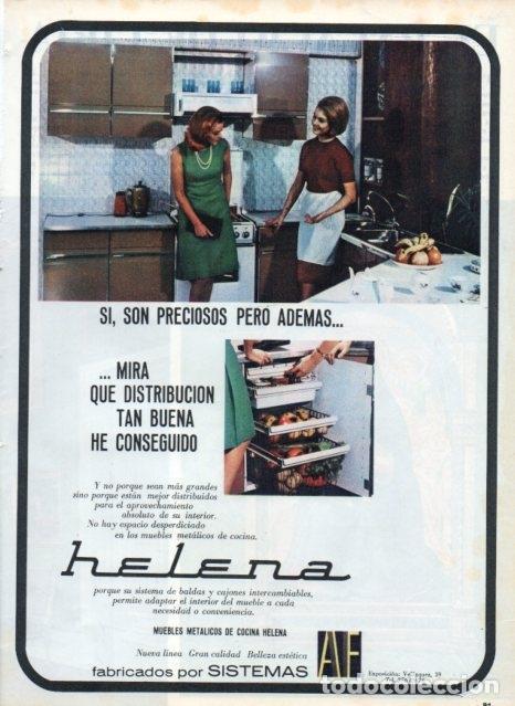 Postales: LAMINA V17273: Publicidad muebles de cocina Helena - VVAA
