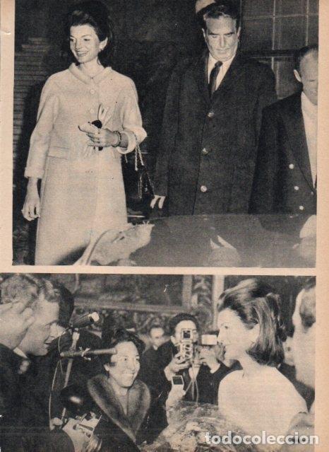 Postkarten: LAMINA V17256: Jacqueline Kennedy junto a Antonio Garrigues en Roma - VVAA