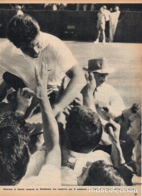 Postales: LAMINA V17492: Manolo Santana en Wimbledon - VVAA