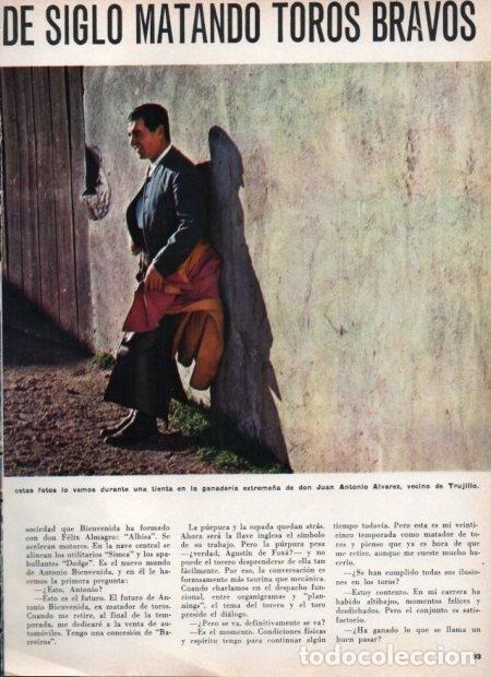 Postcards: LAMINA V21702: Antonio Bienvenida en la ganaderia de Juan A. Alvarez - Varios