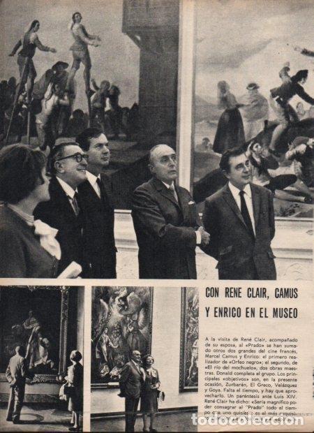 Postales: LAMINA V21695: Rene Clair en el Museo del Prado - Varios
