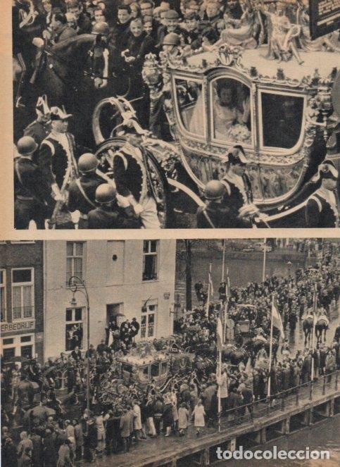 Postcards: LAMINA V16910: Beatriz y Claus de Holanda en carroza - VVAA